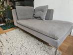 Grijze chaise longue B B Italia, Huis en Inrichting, Gebruikt, Eenpersoons, 125 tot 150 cm, Ophalen of Verzenden