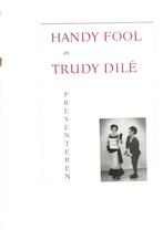 Folder Handy Fool en Trudy Dile bekent van Bassie en Adriaan, Ophalen of Verzenden, Zo goed als nieuw, Boek, Tijdschrift of Artikel