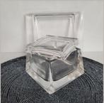 Glazen doosje met deksel, Antiek en Kunst, Ophalen of Verzenden