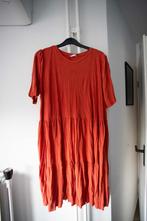 Oranje / roestbruine jurk Zara maat S, als nieuw, oversized, Zara, Oranje, Ophalen of Verzenden, Zo goed als nieuw