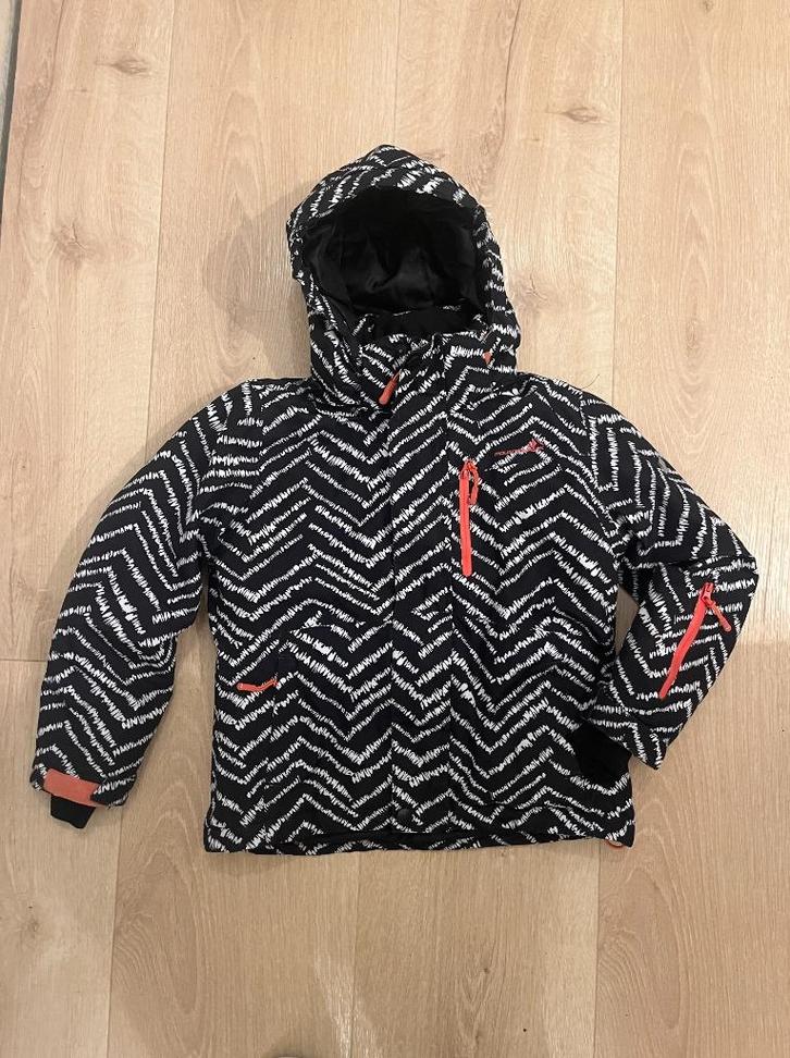 Zwart wit roze winter skijas van Mountain Peak 140, Kinderen en Baby's, Kinderkleding | Maat 140, Zo goed als nieuw, Jongen of Meisje