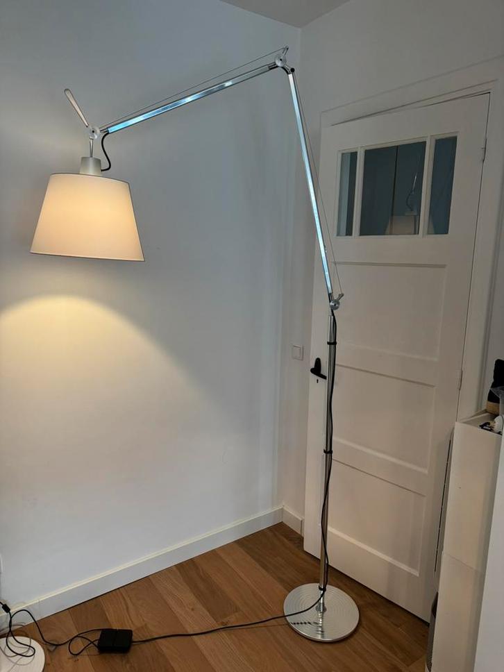 Artemide Tolomeo Mega Terra LED - Nieuwe kap!, Huis en Inrichting, Lampen | Vloerlampen, Zo goed als nieuw, 200 cm of meer, Metaal