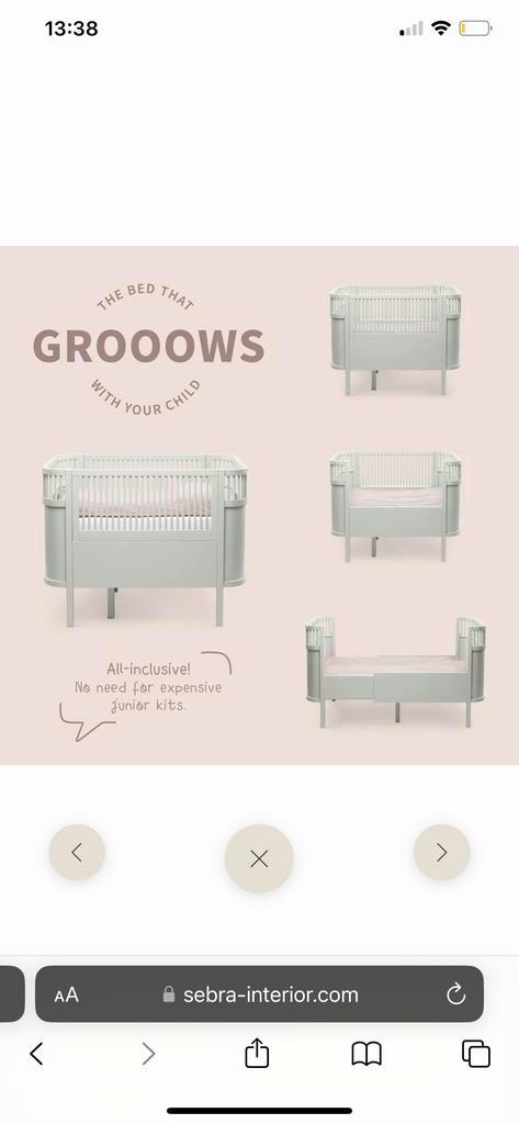 Sebra Baby/Kinder Bedje, Kinderen en Baby's, Babywiegjes en Ledikanten, Gebruikt, Ledikant, Ophalen