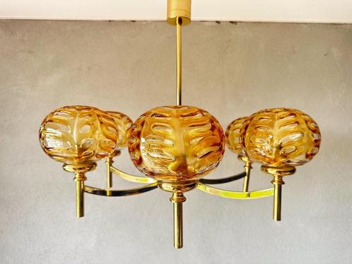 Vintage Doria hanglamp, Huis en Inrichting, Lampen | Hanglampen, Gebruikt, 50 tot 75 cm, Ophalen