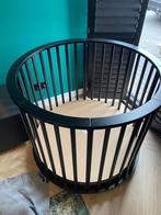 Ronde box zwart europe baby, Ophalen, Zo goed als nieuw, Rond, Boxkleed