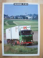 Scania R93 Brochure 1989 – R 93 Front, Ophalen, Zo goed als nieuw, Overige merken, Scania