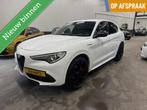 Alfa Romeo Stelvio 2.0 T Q4 280pk, My22 Estrema, 42dkm, Unie, Auto's, Alfa Romeo, Automaat, Zwart, 4 cilinders, Wit