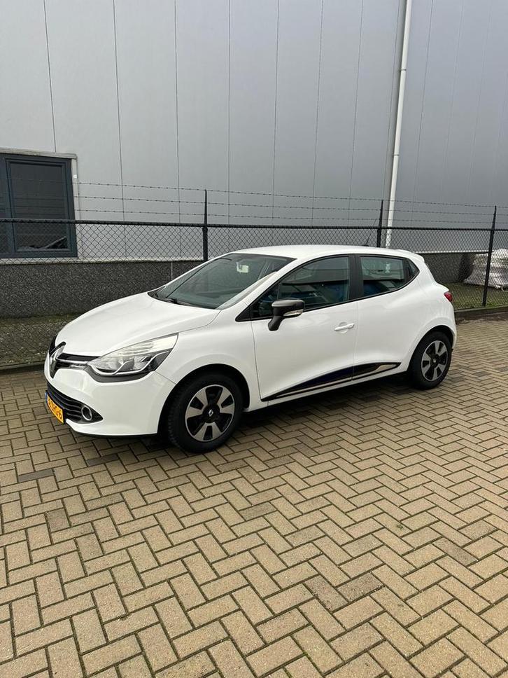 Renault Clio Energy TCe 90pk Eco2 2013 Wit, Auto's, Renault, Particulier, Clio, ABS, Airbags, Airconditioning, Bluetooth, Centrale vergrendeling