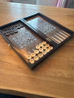 Backgammon spel - Mooi Houten Bord, Een of twee spelers, Ophalen of Verzenden, Zo goed als nieuw