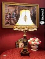 Grote tafellamp / staande lamp antiek barok, Huis en Inrichting, Lampen | Tafellampen, Ophalen of Verzenden, Gebruikt, Overige materialen