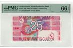 25 gulden 1989 Roodborstje (Pick #100)  Grading: PMG 66, Verzenden, 25 gulden, Los biljet