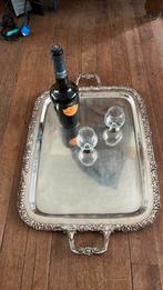 Dienblad van sterrenrestaurant verzilverd 54,3cm, Overige materialen, Gebruikt, Ophalen of Verzenden, Schaal of Schalen