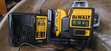 DeWalt 3D Laser Waterpas met Accu en Lader beschikbaar voor biedingen