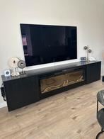 Te koop tv meubel met openhaard, puuur-interioirs, Minder dan 100 cm, 25 tot 50 cm, Ophalen of Verzenden, Zo goed als nieuw