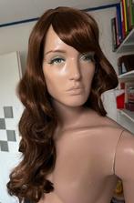 Lange pruik met pony, Ophalen of Verzenden, Zo goed als nieuw, Pruik of Haarverlenging