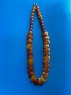 Art Deco Bakeliet Collier Jaren 40/50, Ophalen of Verzenden, Gebruikt, Bruin, Kunststof