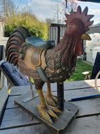 Vintage jaren 70 draaimolen kermis kip houtgesneden, Antiek en Kunst, Ophalen