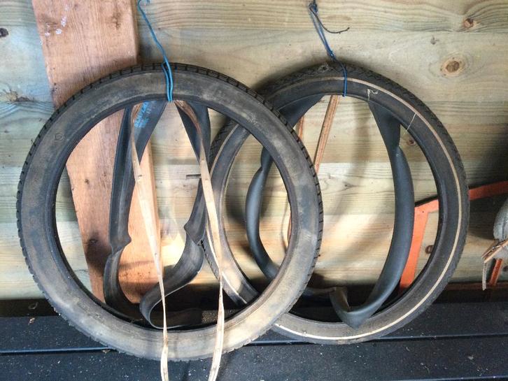 Banden Honda camino, Fietsen en Brommers, Brommeronderdelen | Oldtimers, Gebruikt, Overige merken, Frame, Ophalen of Verzenden