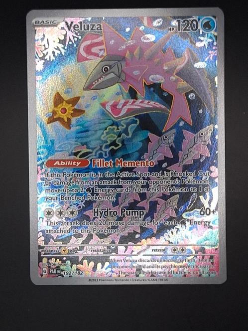 Paradox rift Veluza 192/ 182, Hobby en Vrije tijd, Verzamelkaartspellen | Pokémon, Zo goed als nieuw, Losse kaart, Ophalen of Verzenden