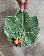 Vintage handmade keramiek serveerbord, Ophalen of Verzenden