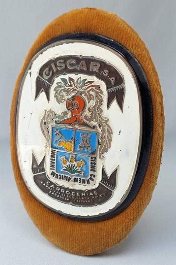 Plaquette Ciscar S.A. Carrosseriebouwer, Zaragoza Spanje beschikbaar voor biedingen