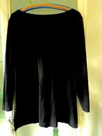 Zwart lang shirt boothals Vanilla xl, Vanilla, Zwart, Maat 46/48 (XL) of groter, Ophalen of Verzenden