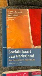 Sociale kaart van Nederland, Ophalen of Verzenden, Zo goed als nieuw, Sociale wetenschap