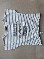 Blauw Wit Gestreept T-shirt Maat 134/140, Kinderen en Baby's, Kinderkleding | Maat 134, Meisje, Kids, Ophalen of Verzenden, Zo goed als nieuw