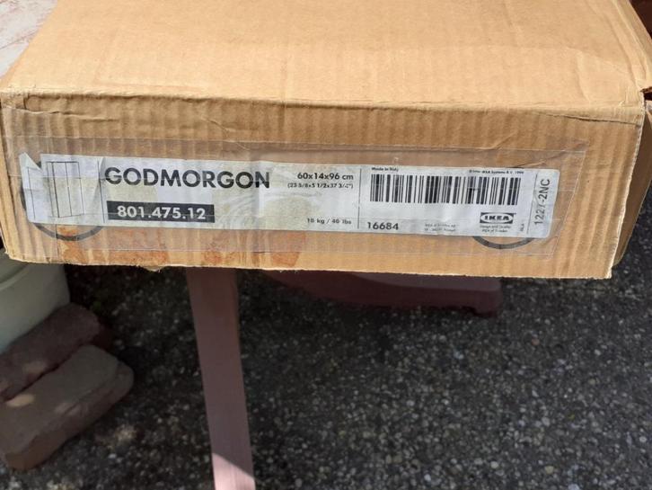 Badkamer spiegelkast Godmorgon-IKEA, Huis en Inrichting, Badkamer | Badkamermeubels, Nieuw, Spiegelkast, Minder dan 100 cm, 50 tot 100 cm
