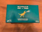 On a Scale of One to T-Rex Bordspel, Hobby en Vrije tijd, Gezelschapsspellen | Bordspellen, Een of twee spelers, Ophalen of Verzenden