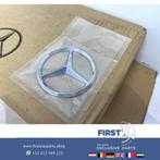 Mercedes AMG STER LOGO ZWART ROOD CHROOM W176 W177 W205 W117, Auto-onderdelen, Carrosserie en Plaatwerk, Nieuw, Ophalen of Verzenden