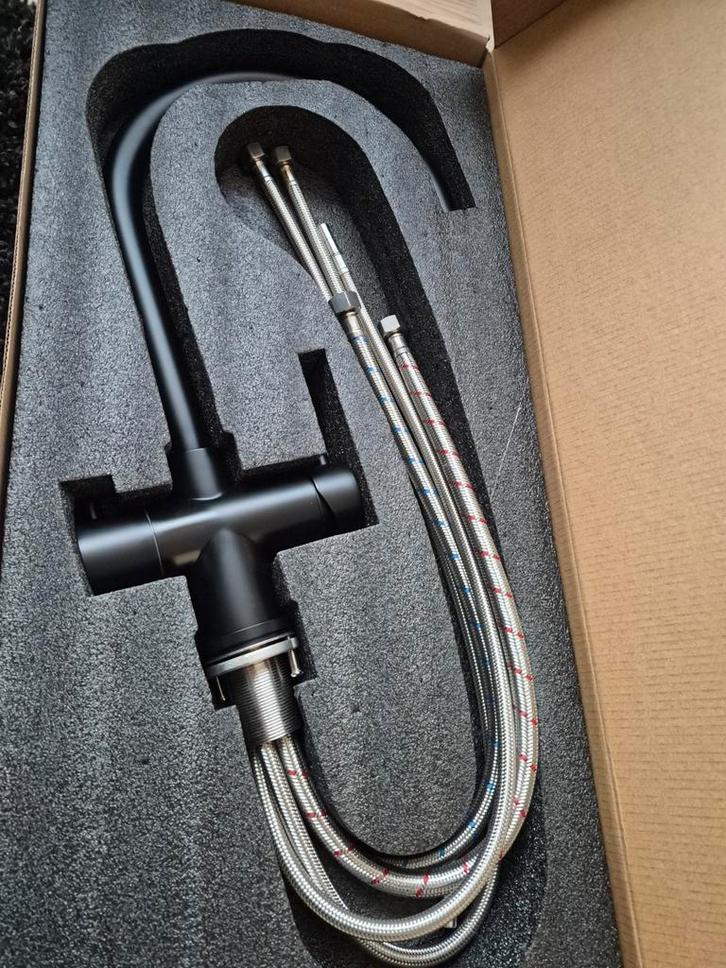 Stijlvolle RVS Kokend Waterkraan - Nieuw!, Doe-het-zelf en Verbouw, Sanitair, Nieuw, Kraan, Rvs, Ophalen of Verzenden