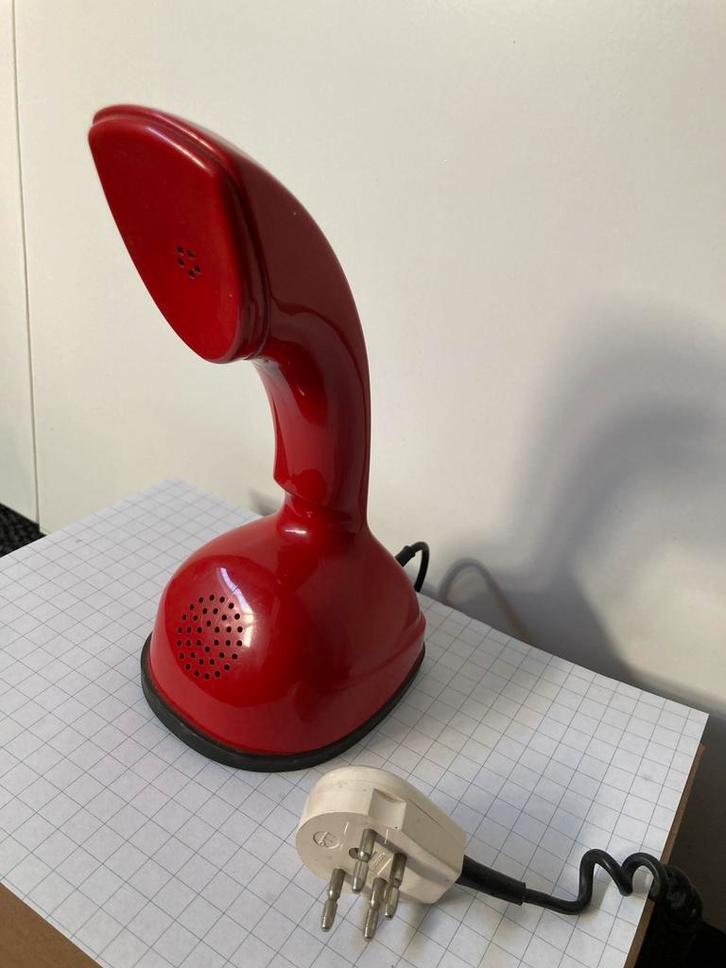 Ericofoon rood DTMF, Telecommunicatie, Vaste telefoons | Niet Draadloos, Refurbished, Met draaischijf, Ophalen of Verzenden