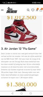 Air Jordan 12 Flu Game - Verzamelobject, Zwart, Air Jordan, Ophalen of Verzenden, Sneakers of Gympen