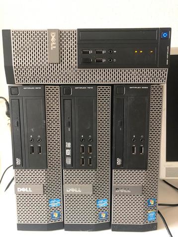 Partij 4x Mix Dell OptiPlex i3 met 8 GB RAM 