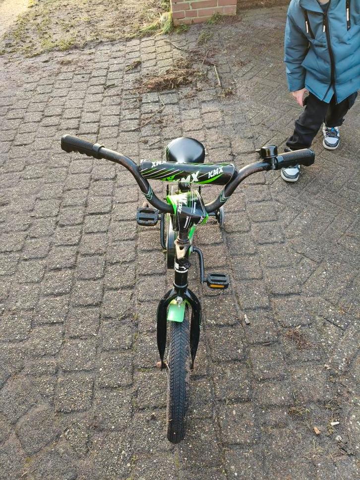 Kawasaki fiets 12 inch, Fietsen en Brommers, Fietsen | Crossfietsen en BMX, Gebruikt, Minder dan 16 inch, Staal, Ophalen