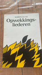 Muziekboek opwekkingsliederen nr 423-438, Muziek en Instrumenten, Bladmuziek, Ophalen of Verzenden, Zo goed als nieuw, Klassiek