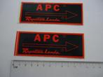 sticker oud Rapistan Lande logo apc landbouw machine retro, Verzenden, Zo goed als nieuw, Bedrijf of Vereniging