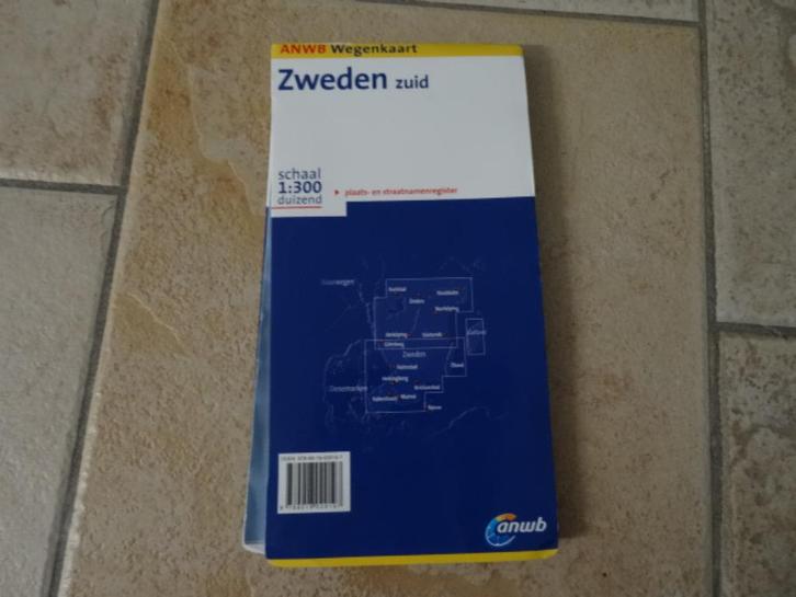 anwb wegenkaart Zweden zuid, Boeken, Atlassen en Landkaarten, Zo goed als nieuw, Landkaart, Europa Overig, 2000 tot heden, Ophalen of Verzenden