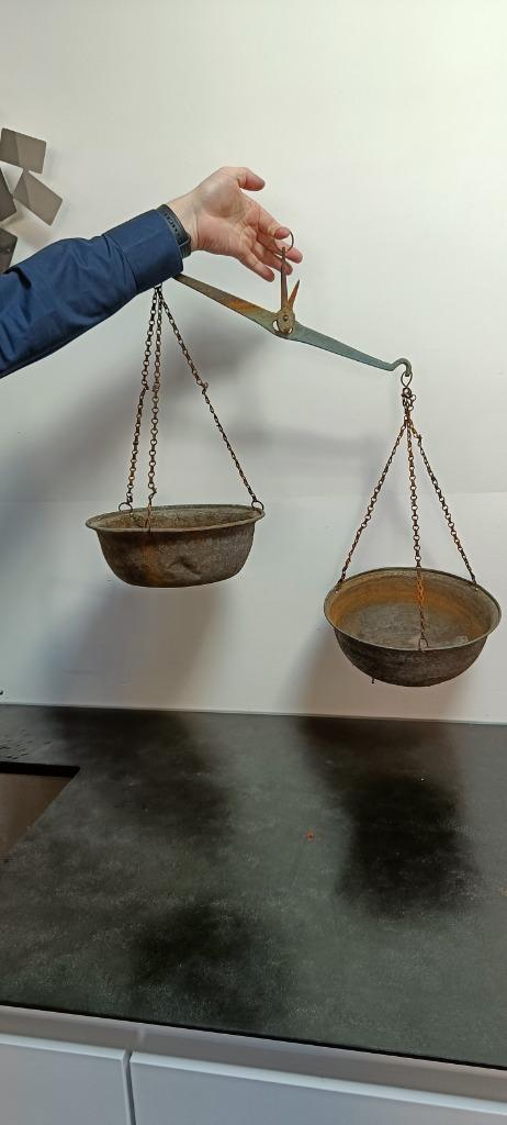 metalen hang bloempotten, Tuin en Terras, Bloempotten, Gebruikt, Metaal, Minder dan 40 cm, 25 tot 40 cm, Rond, Ophalen of Verzenden