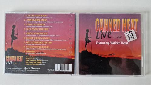 Canned Heat Live in OZ CD - Walter Trout, Cd's en Dvd's, Cd's | Jazz en Blues, Gebruikt, Blues, 1980 tot heden, Verzenden