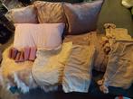 Roze huis deco kaarsen kussenhoesjes kleedje, Ophalen of Verzenden, Nieuw, Roze
