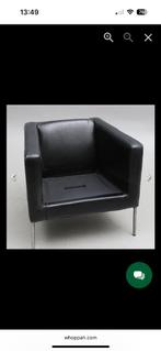 Klappsta fauteuil IKEA zwart, Ophalen, Strak modern, Gebruikt, Minder dan 75 cm