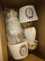 2x Lampen met kap, Ophalen of Verzenden, Zo goed als nieuw, Minder dan 50 cm