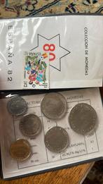 Spanje espana mundial 1982 munten map postzegel peseta, Postzegels en Munten, Ophalen of Verzenden