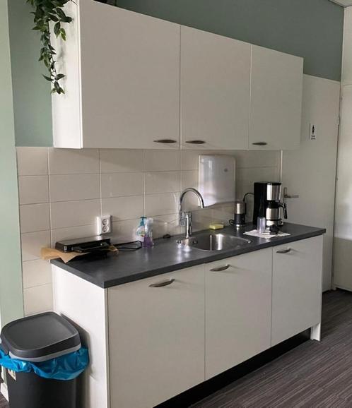 Complete keuken, wit, 1,80 met vaatwasser, koelkast, boiler, Huis en Inrichting, Keuken | Complete keukens, Zo goed als nieuw