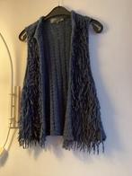 Spencer blauw. Gebreid  Maat M. € 10,00., Blauw, NÜ By staff - woman, Zonder mouw, Gedragen