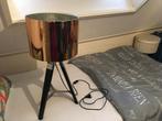 Mooie staande lamp met goudkleurige kap, Ophalen of Verzenden, Zo goed als nieuw, Metaal, Minder dan 100 cm