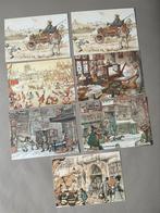 7 Anton Pieck Kerstkaarten - Groot Formaat, Ophalen of Verzenden, Ongelopen, Seizoenen
