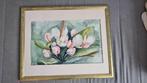schilderij bloemen, Antiek en Kunst, Kunst | Schilderijen | Klassiek, Ophalen of Verzenden